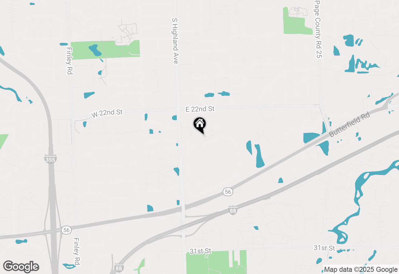 Map of 353 Summit Circle, Lombard, IL 60148