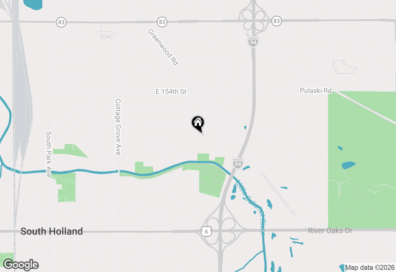 Map of 15637 Avalon Avenue, South Holland, IL 60473