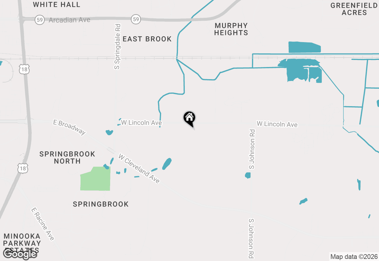 Map of 21115 W Lincoln Ave, New Berlin, WI 53146