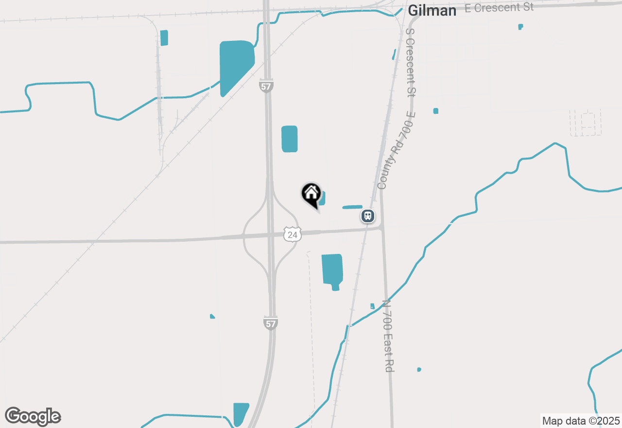 Map of 834 Us Highway 24 Highway W, Gilman, IL 60938
