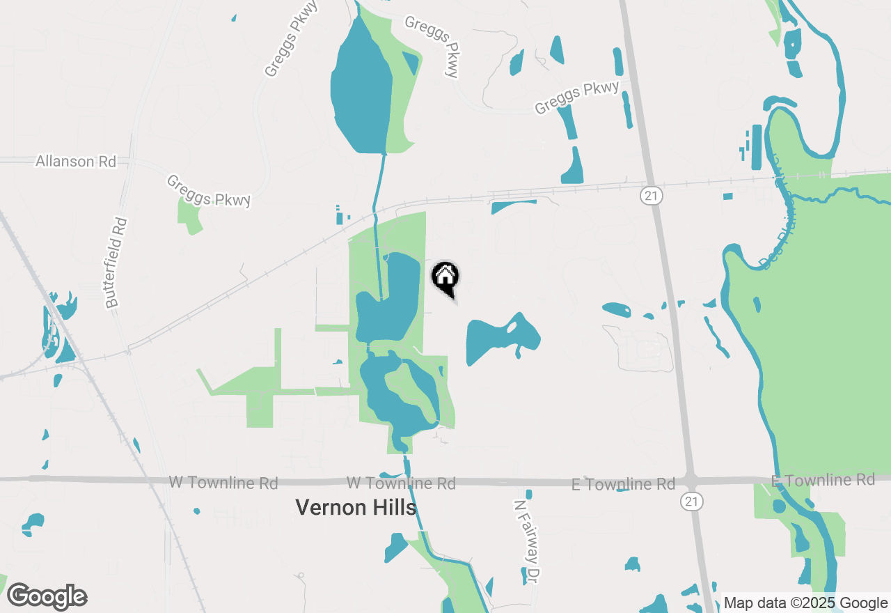 Map of 1268 N Regency Drive #388, Vernon Hills, IL 60061