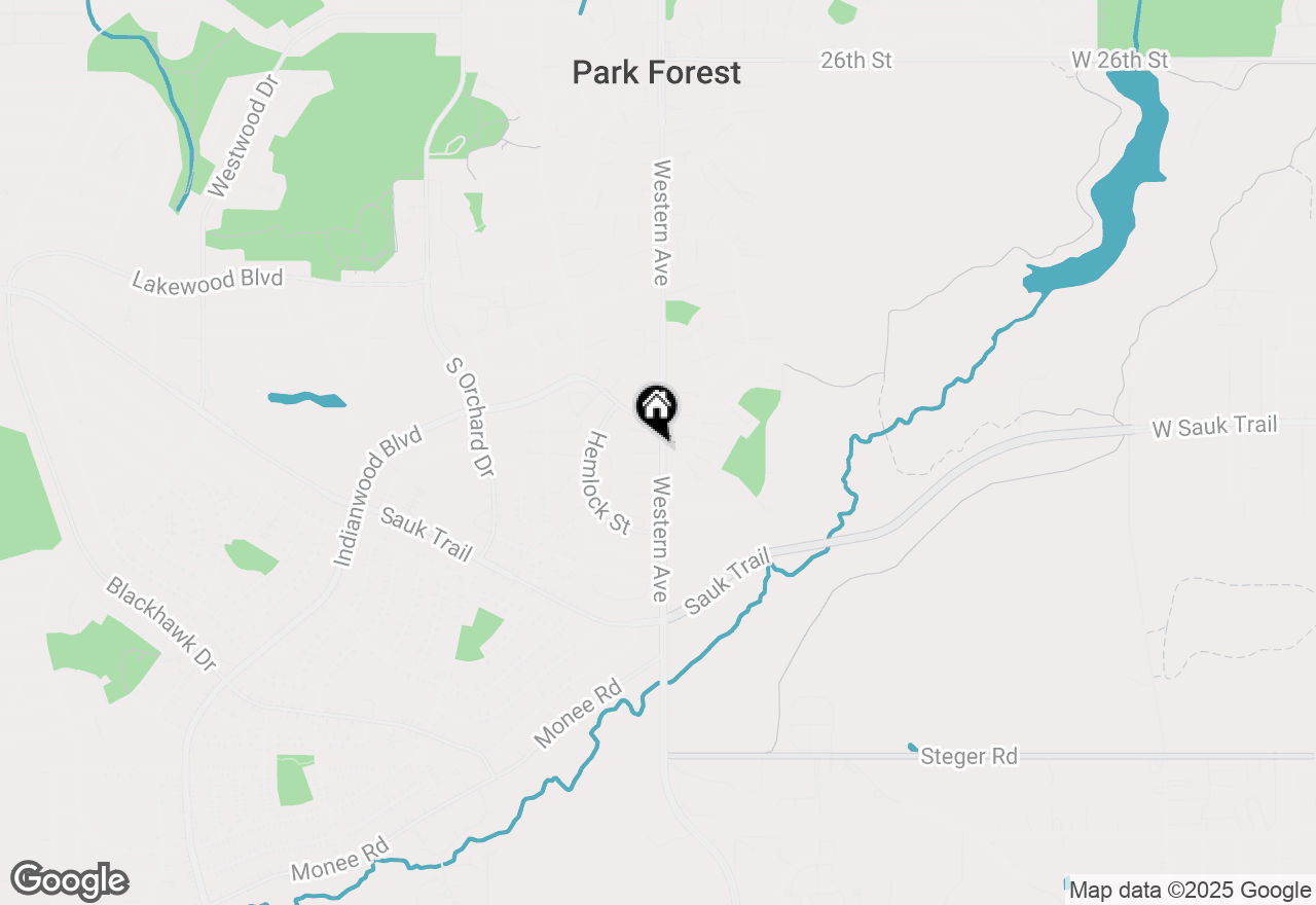 Map of 3522 Western Avenue, Park Forest, IL 60466