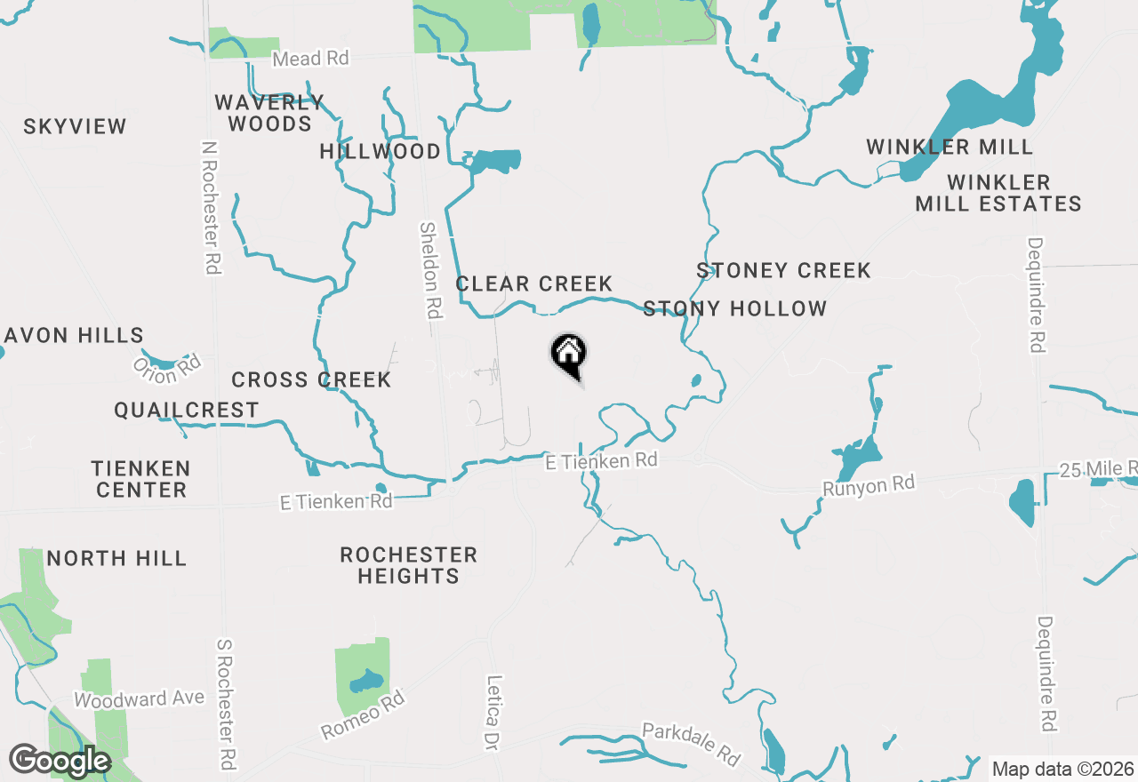 Map of 676 Majestic, Rochester Hills, MI 48306
