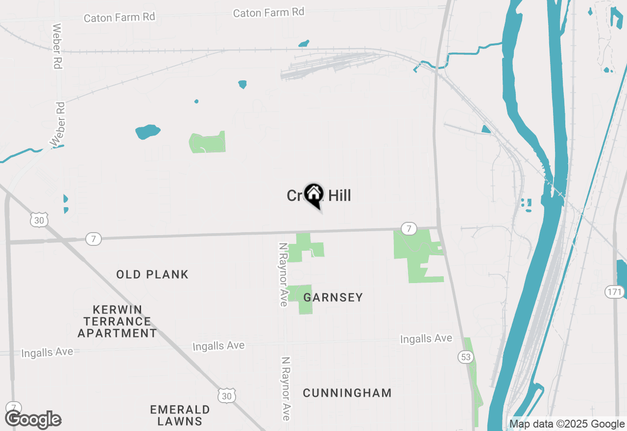 Map of 1616 Wilcox Street, Crest Hill, IL 60435