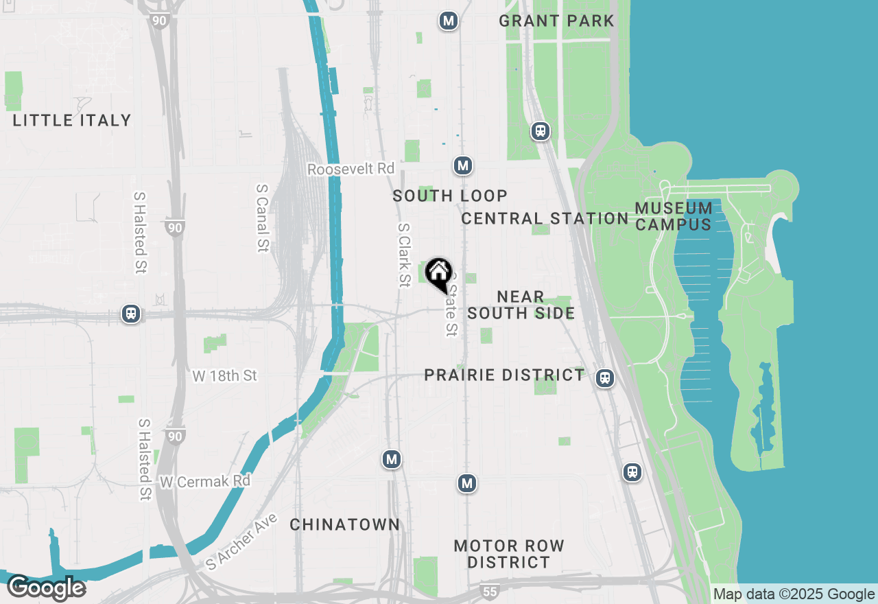 Map of 1530 S State Street #806, Chicago, IL 60605