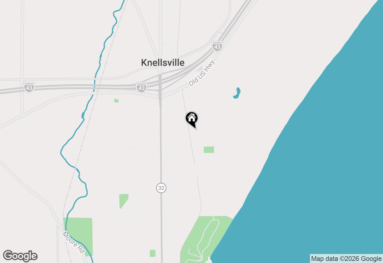 Map of 1553 Parknoll Ln, Port Washington, WI 53074