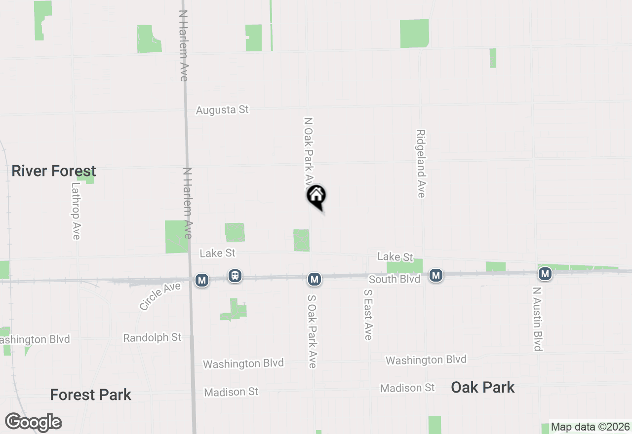 Map of 727 Erie Street #3E, Oak Park, IL 60302