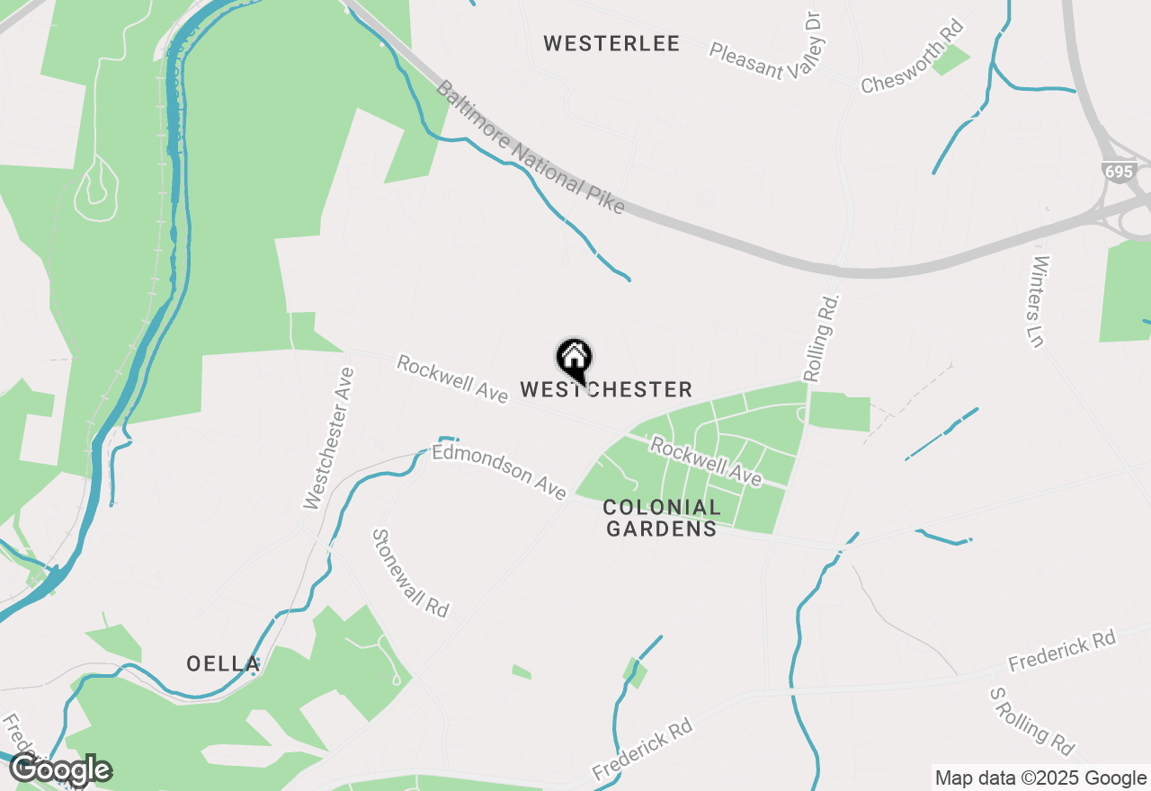 Map of 2029 Norhurst Way S, Baltimore, MD 21228