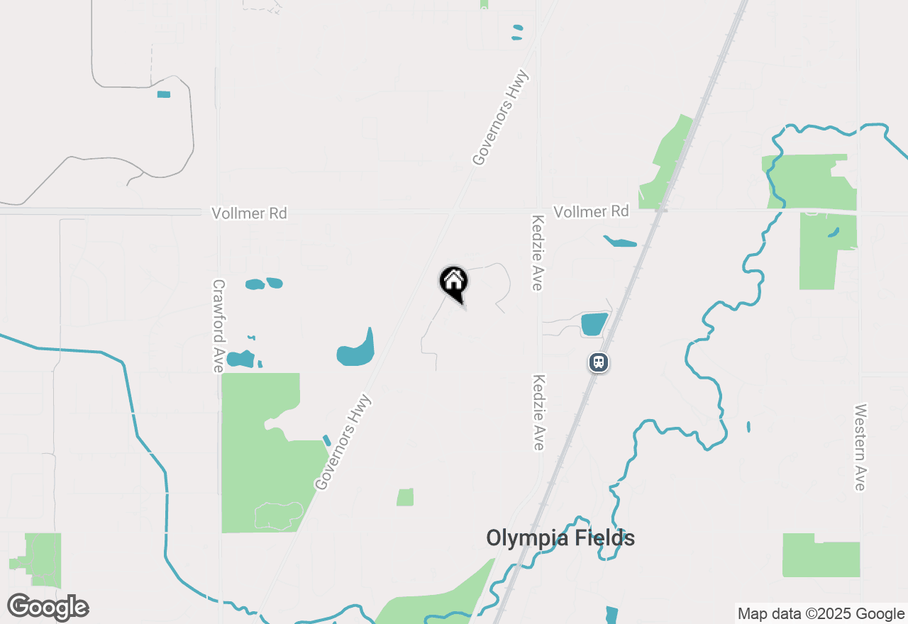 Map of 20224 Overland Trail, Olympia Fields, IL 60461