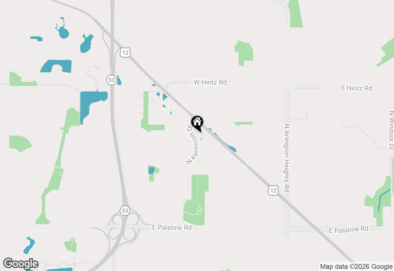 Map of 2411 N Kennicott Drive #2B, Arlington Heights, IL 60004