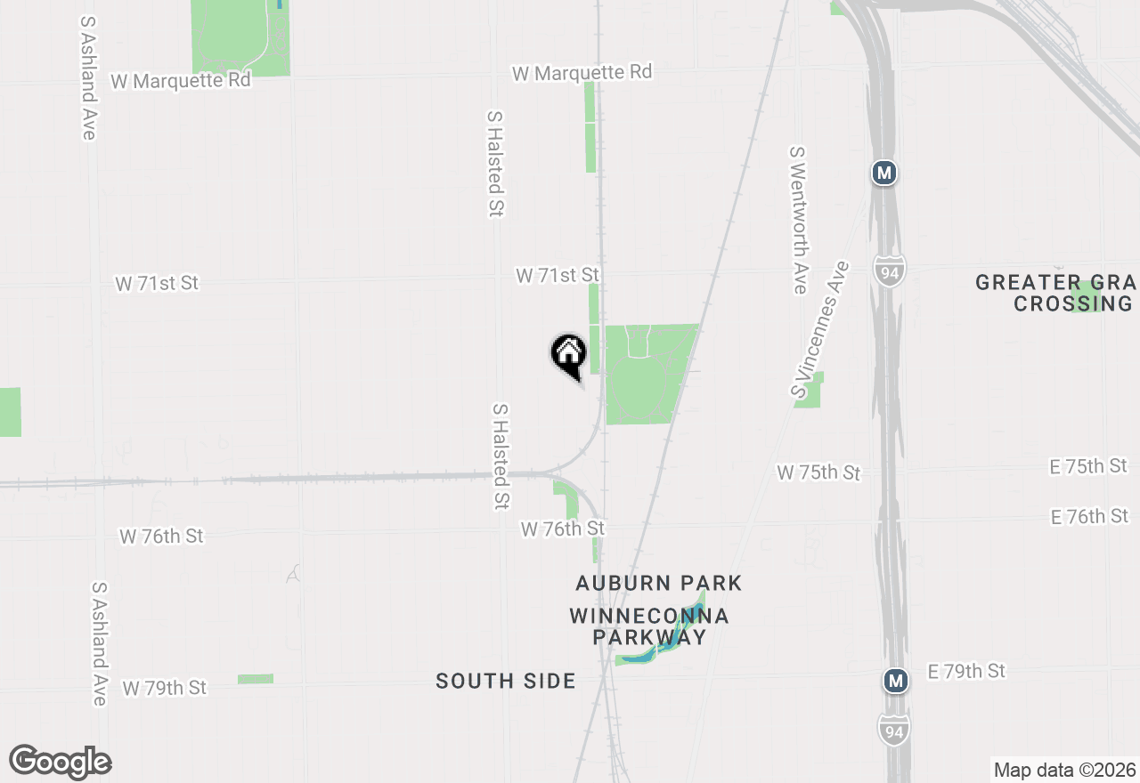 Map of 7316 S Lowe Avenue, Chicago, IL 60621