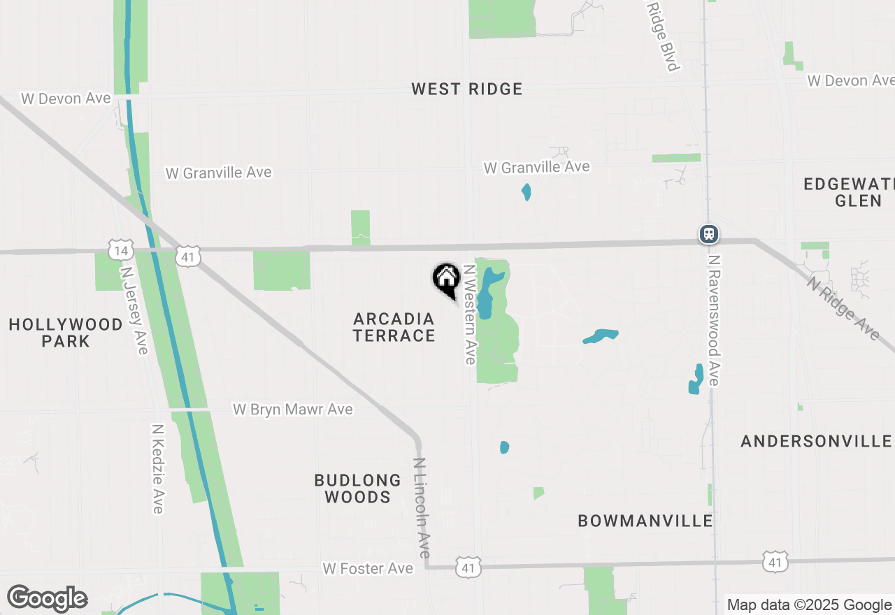 Map of 5830 N Artesian Avenue #G, Chicago, IL 60659