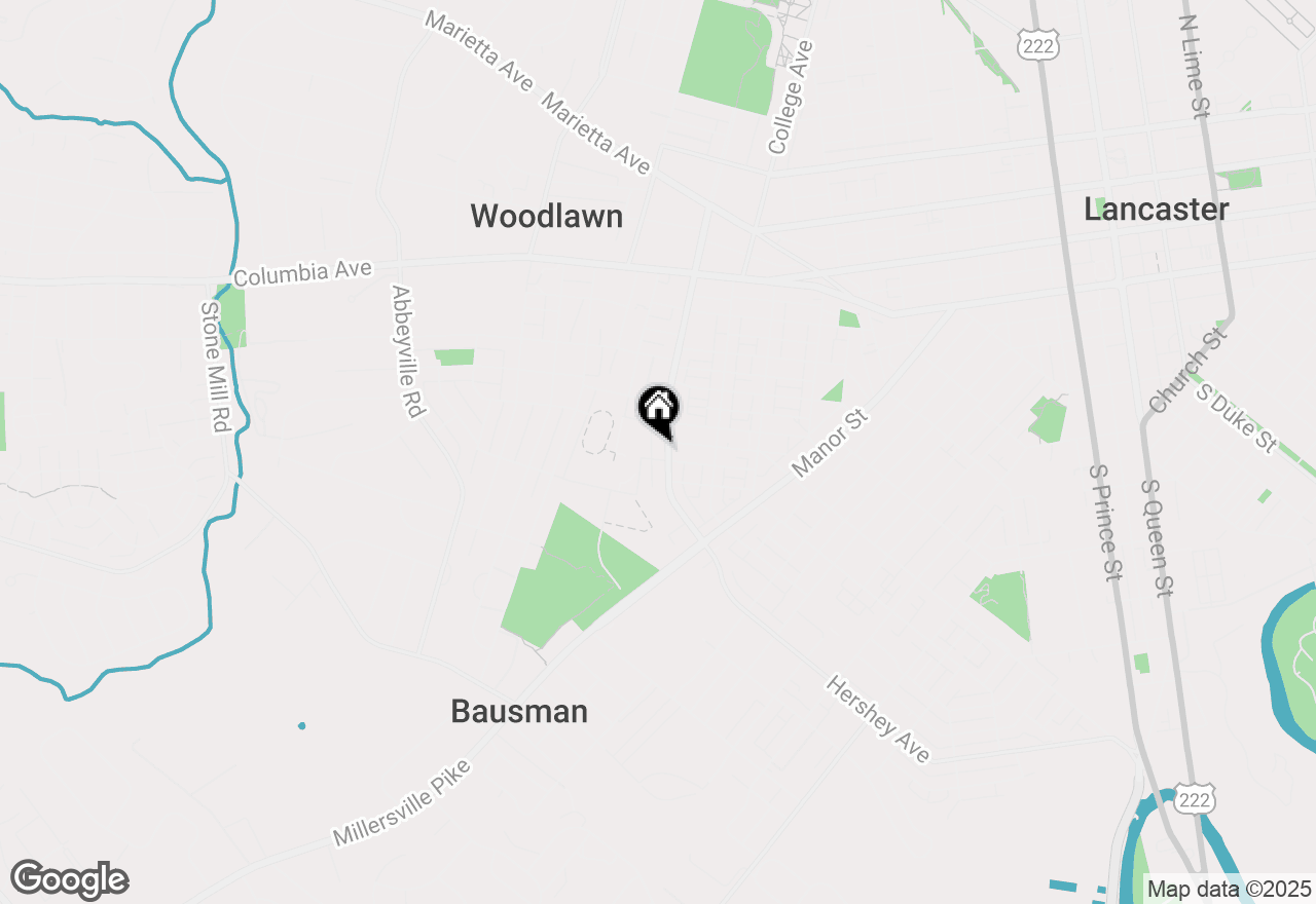 Map of 430 S West End Avenue, Lancaster, PA 17603