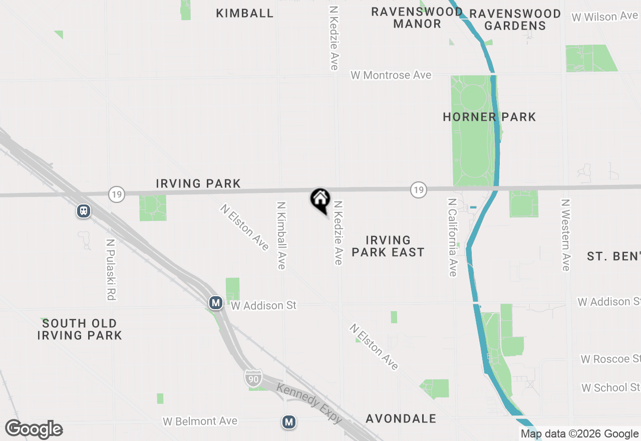 Map of 3858 N Sawyer Avenue, Chicago, IL 60618