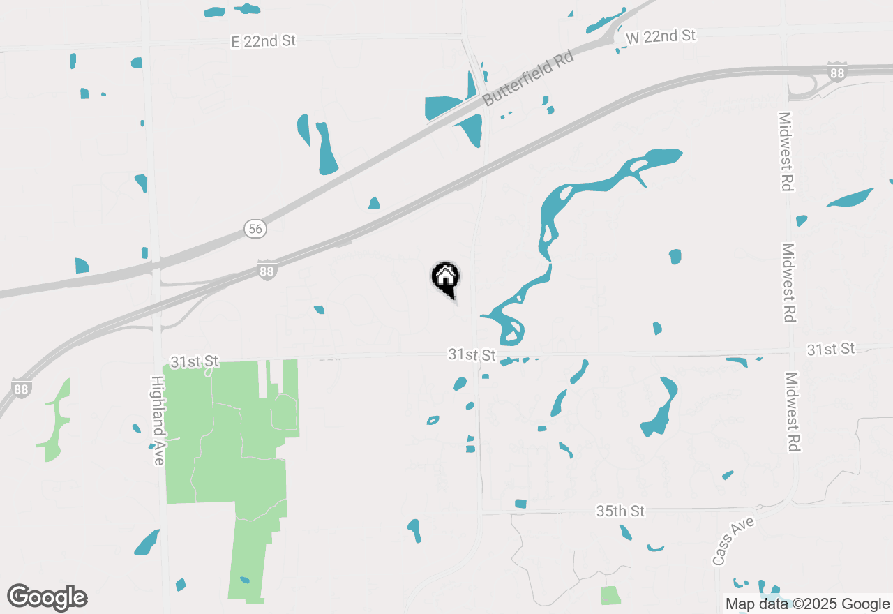 Map of 2920 Avenue Loire, Oak Brook, IL 60523