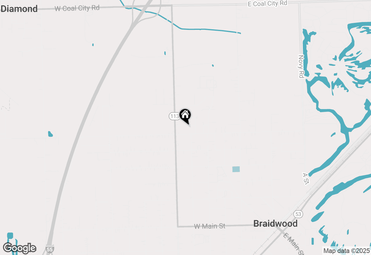 Map of 449 W 6th Street, Braidwood, IL 60408