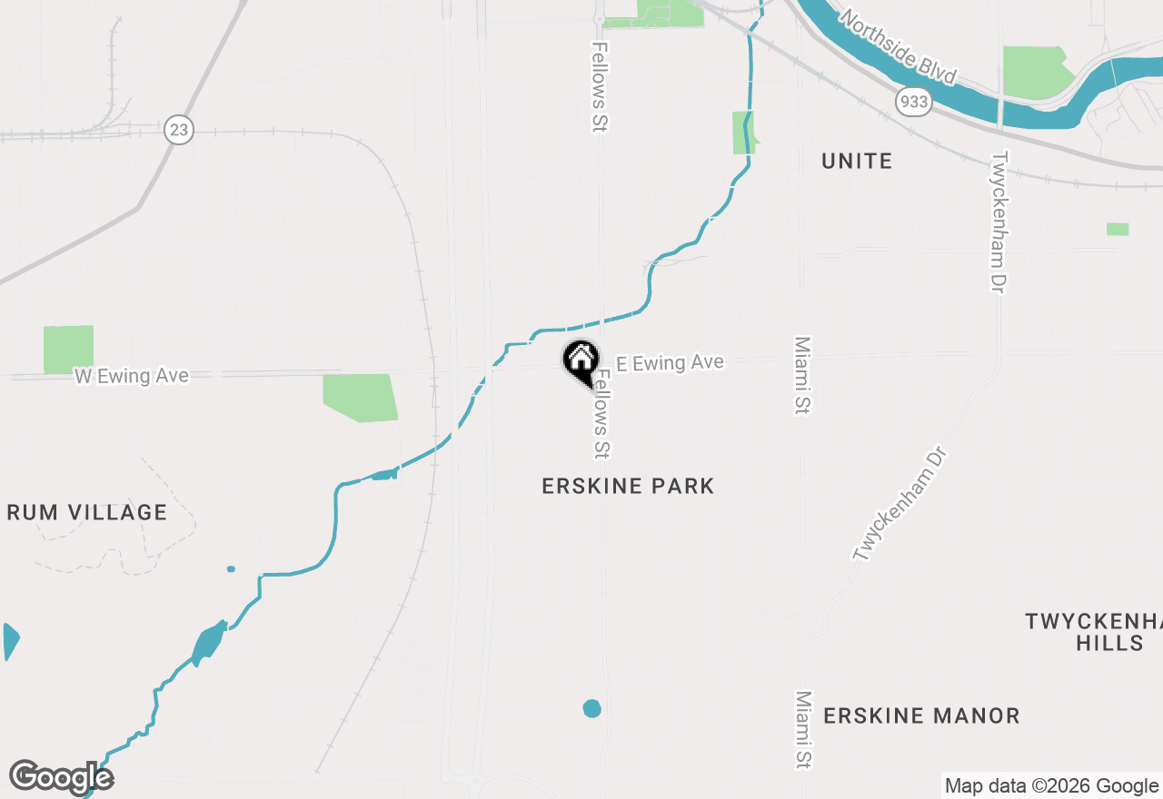 Map of 314 Altgeld Street, South Bend, IN 46614