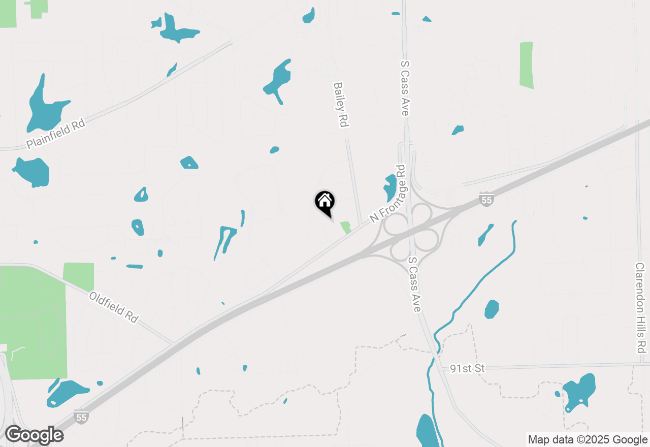 Map of 8521 Evergreen Lane, Darien, IL 60561