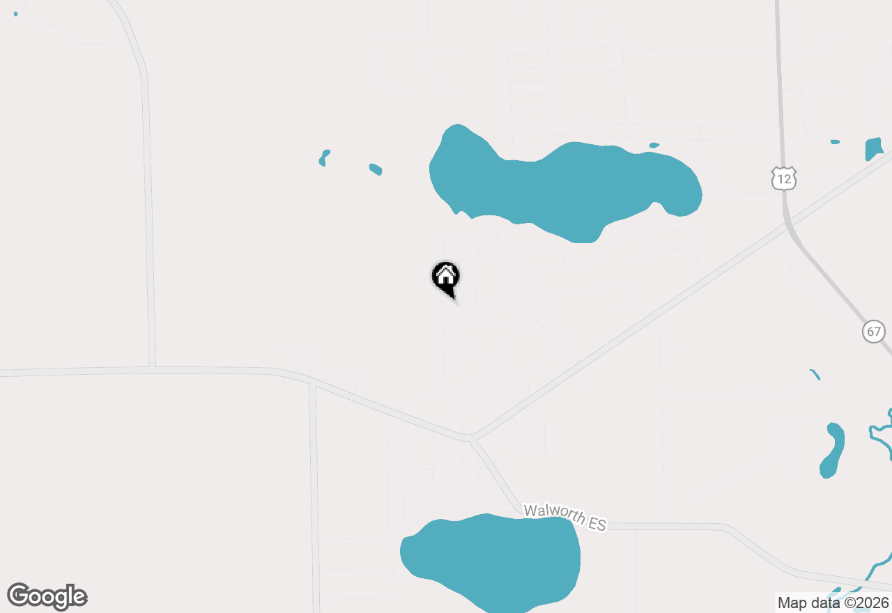 Map of Lts 10-11 Arbutus Rd, Elkhorn, WI 53121