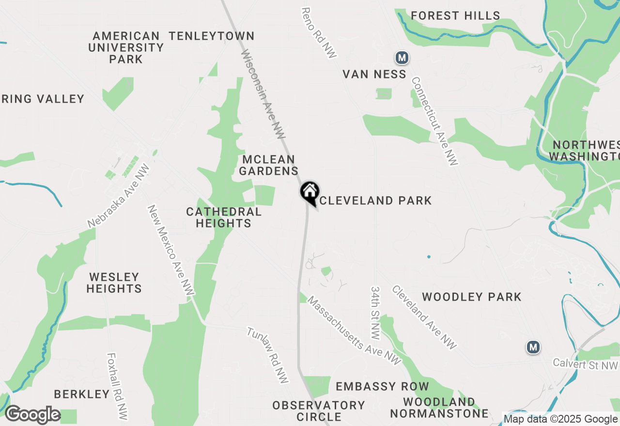 Map of 3315 Wisconsin Avenue Nw #206, Washington, DC 20016