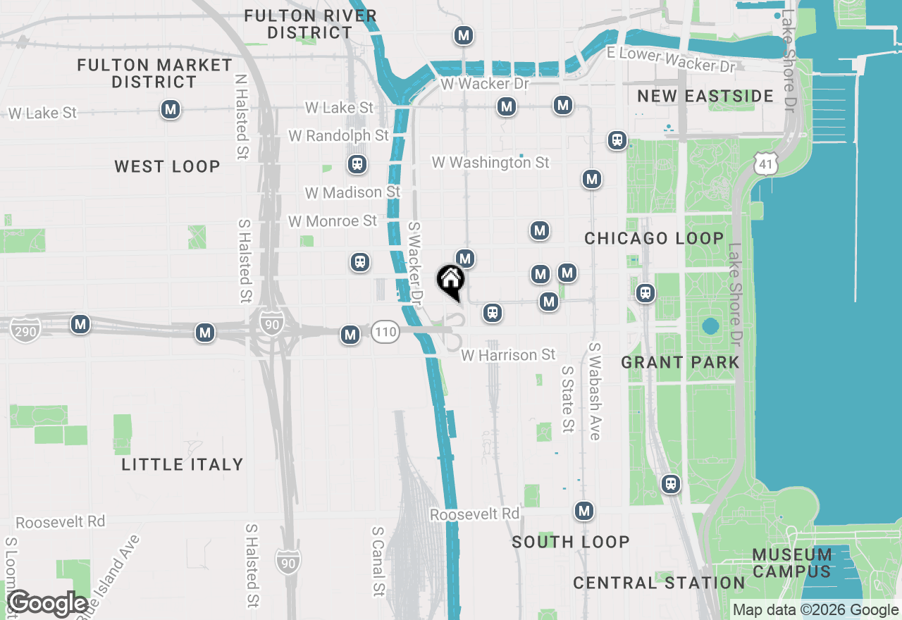 Map of 235 W Van Buren Street #4222, Chicago, IL 60607