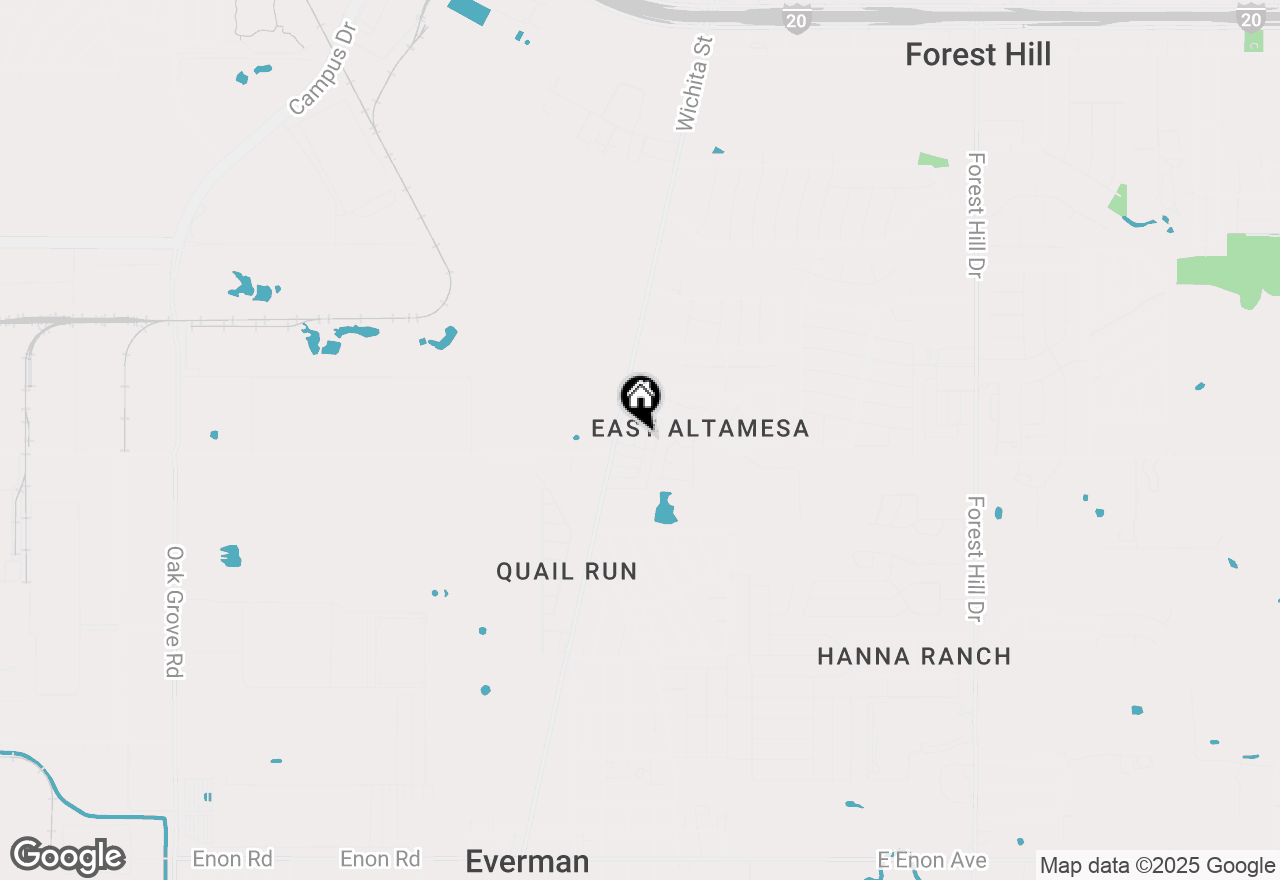 Map of 7470 Tiffany Meadows Lane #7470, Fort Worth, TX 76140