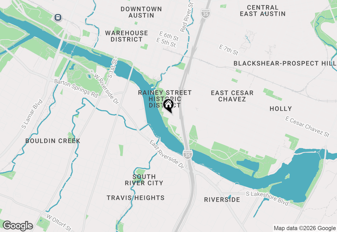 Map of 44 Eastave Ave #3707, Austin, TX 78701