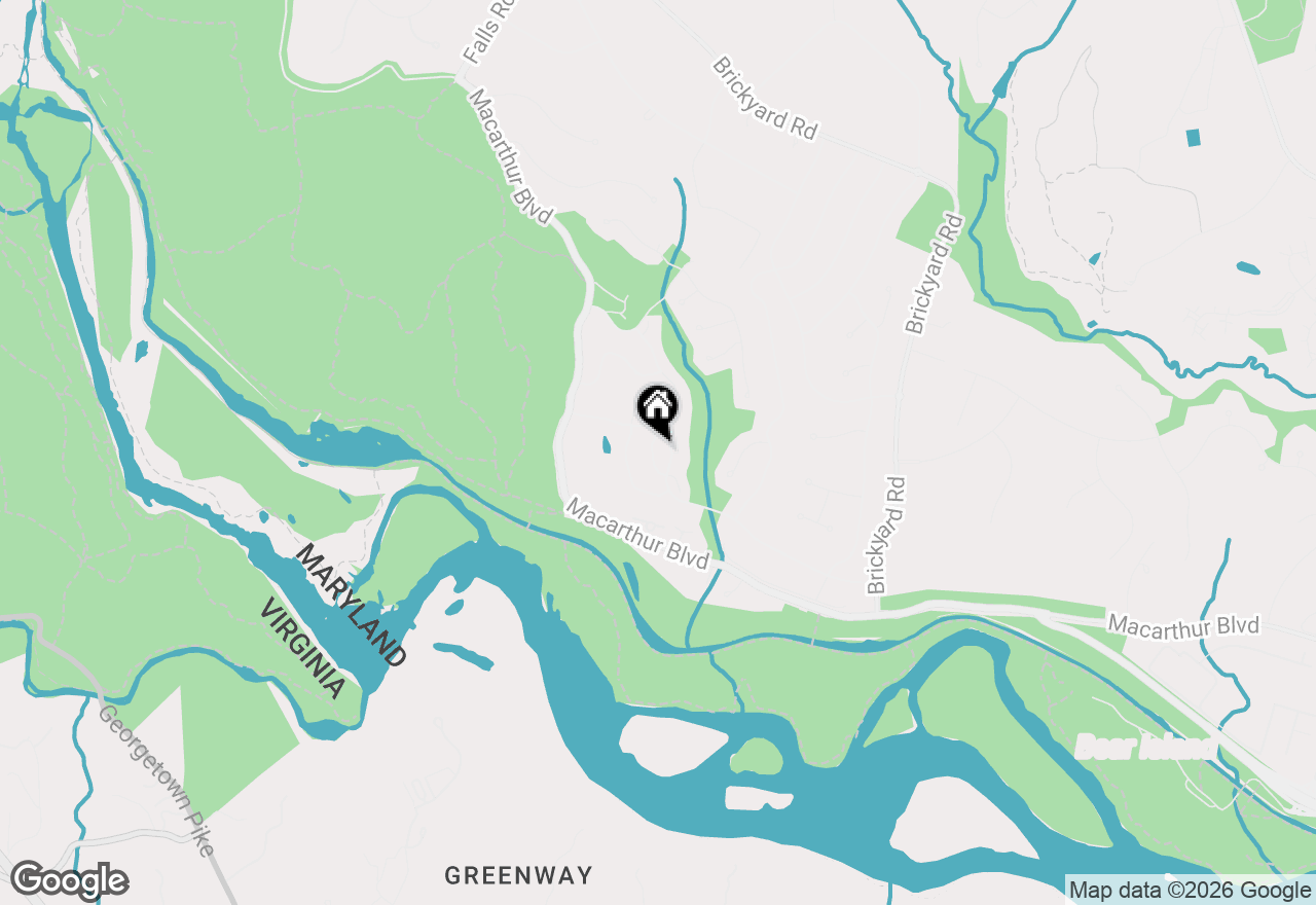 Map of 7809 Hidden Meadow Terrace, Potomac, MD 20854