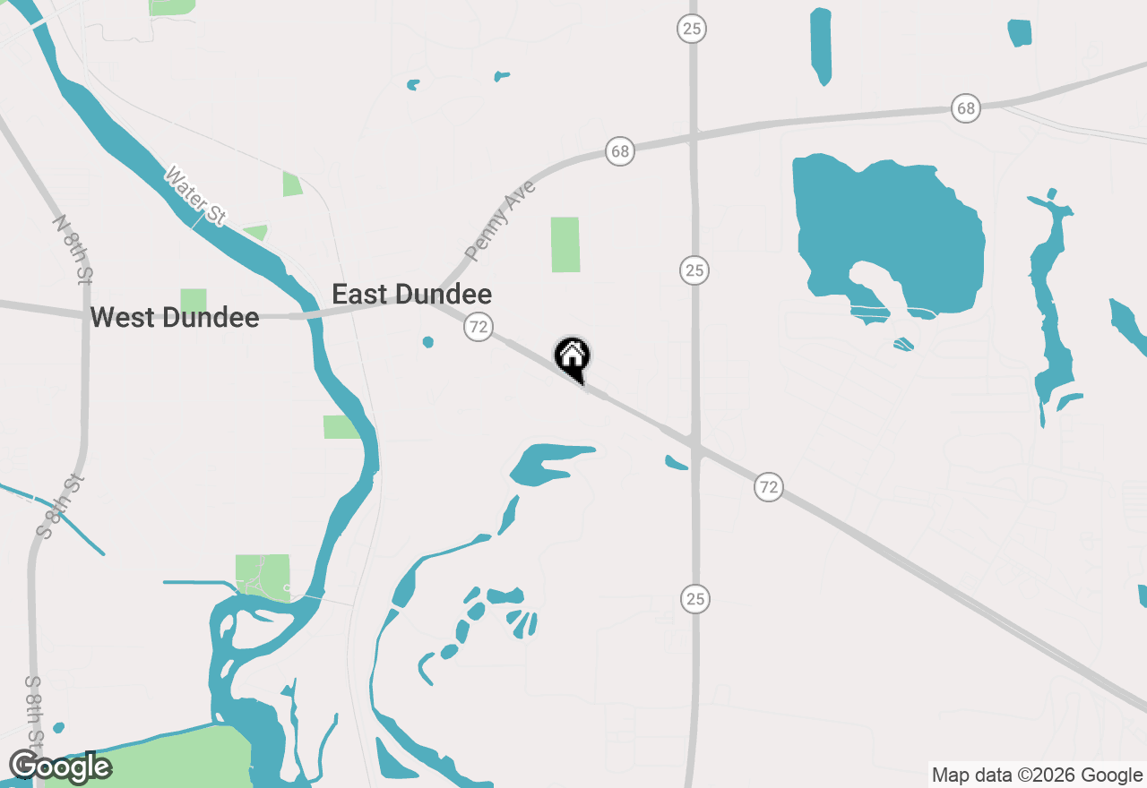 Map of 606 Howard Avenue, East Dundee, IL 60118