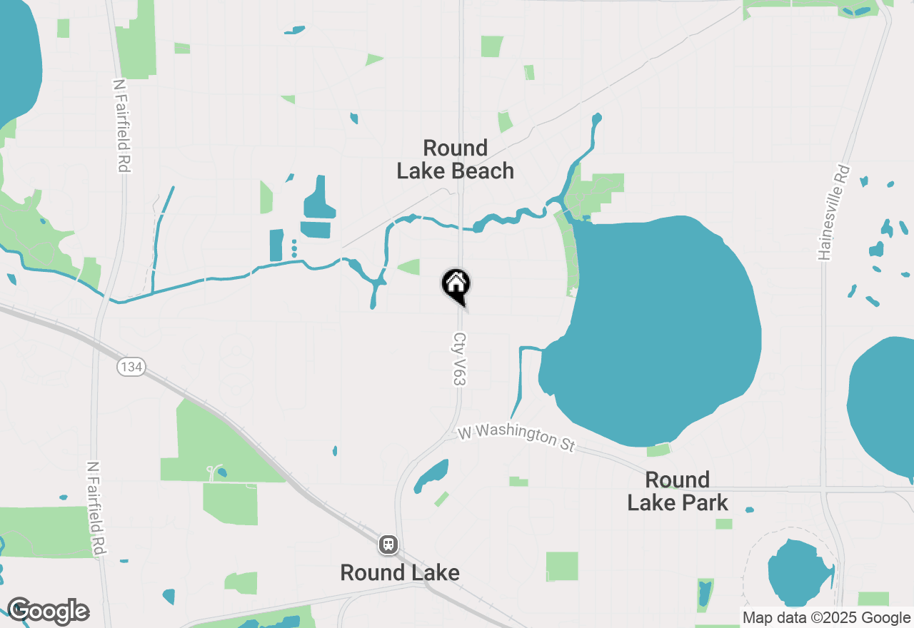 Map of 310 Woodland Drive, Round Lake Beach, IL 60073