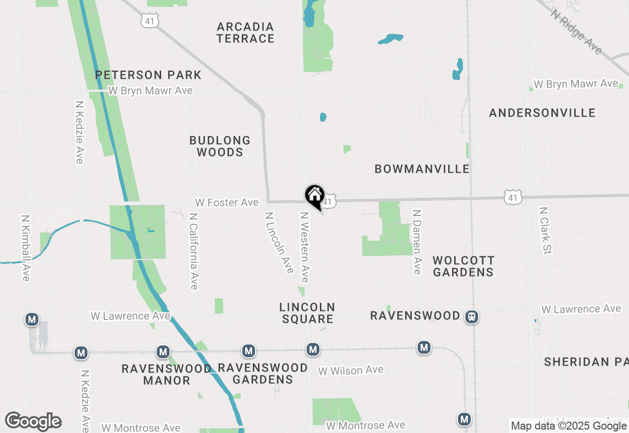 Map of 2352 W Winona Street #3E, Chicago, IL 60625