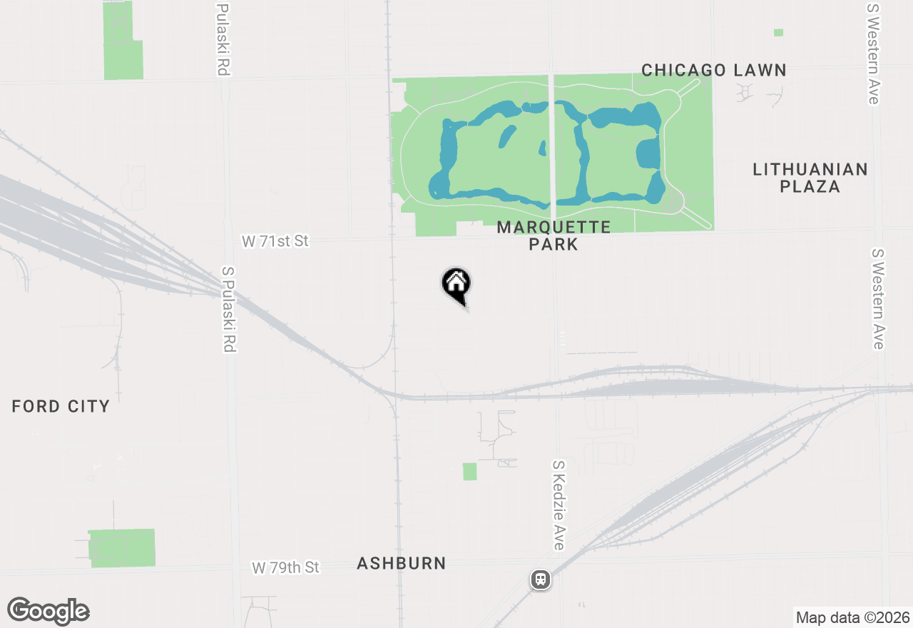 Map of (Address confidential), Chicago, Illinois 60629