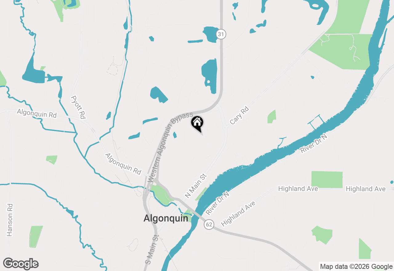 Map of 800 Birch Street, Algonquin, IL 60102