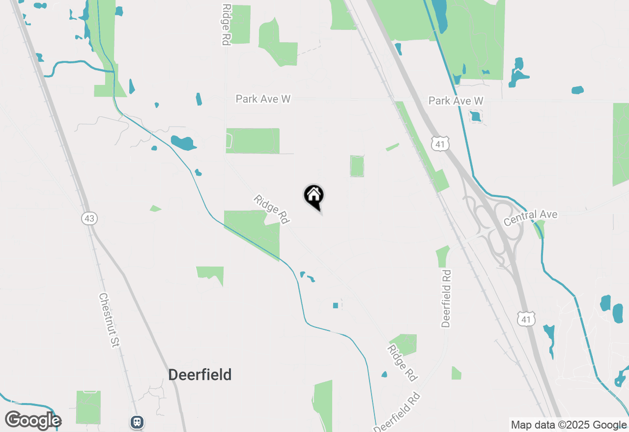 Map of 1916 Berkeley Road, Highland Park, IL 60035