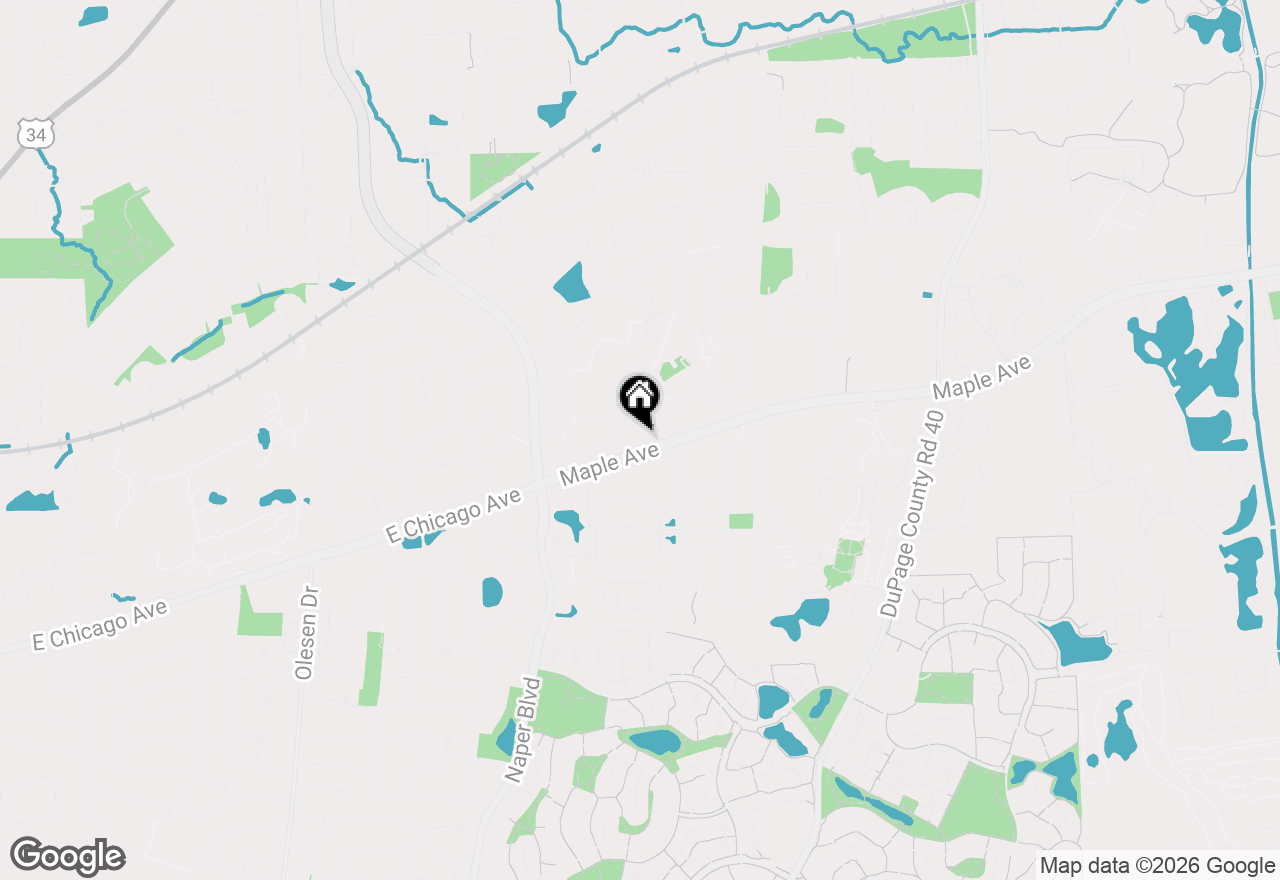 Map of (Address confidential), Naperville, Illinois 60540