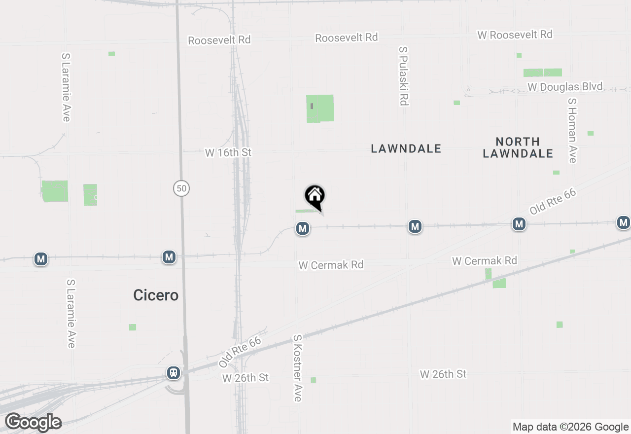 Map of 4312 W Cullerton Street, Chicago, IL 60623