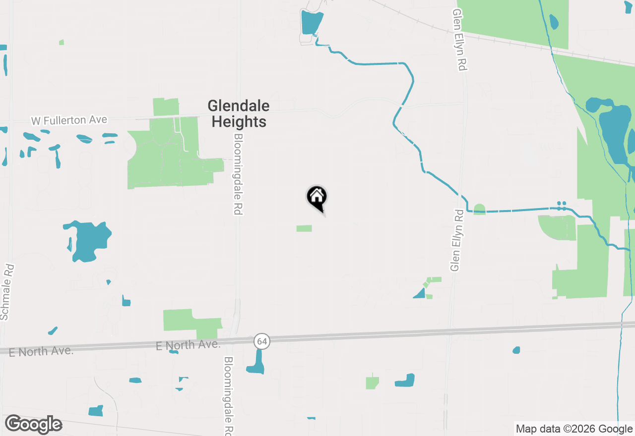 Map of 2N417 Amy Avenue, Glen Ellyn, IL 60137