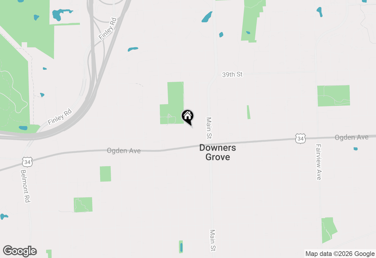 Map of 4221 Saratoga Avenue #106A, Downers Grove, IL 60515