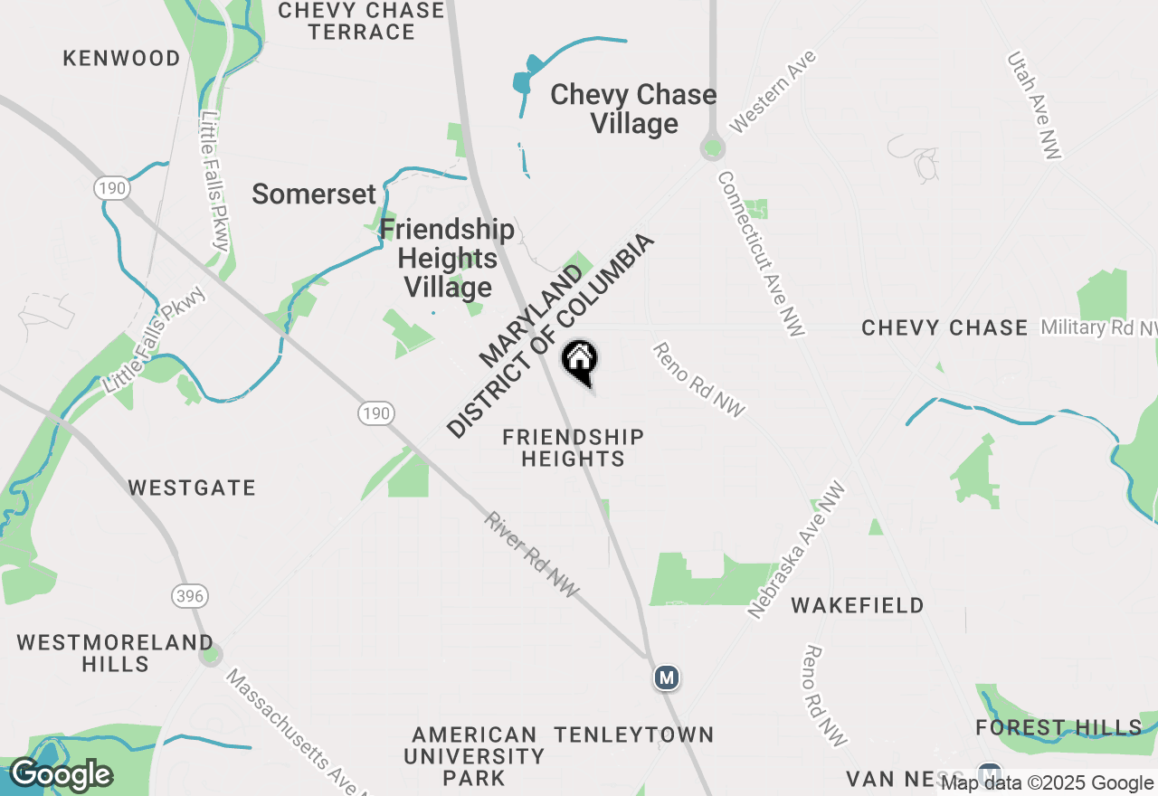 Map of 5235 43rd Street Nw, Washington, DC 20015