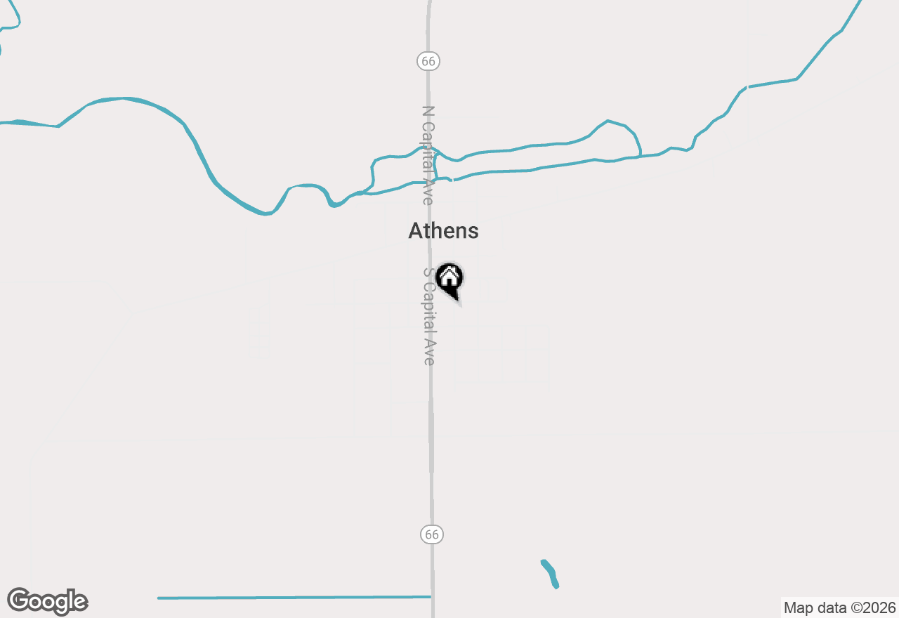 Map of 136 E South Street, Athens, MI 49011