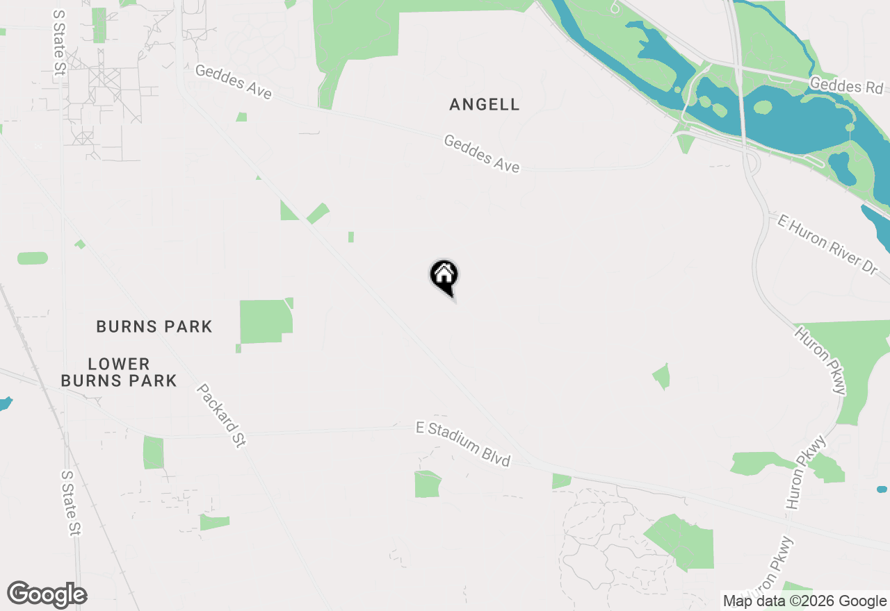 Map of 2135 Tuomy Road, Ann Arbor, MI 48104