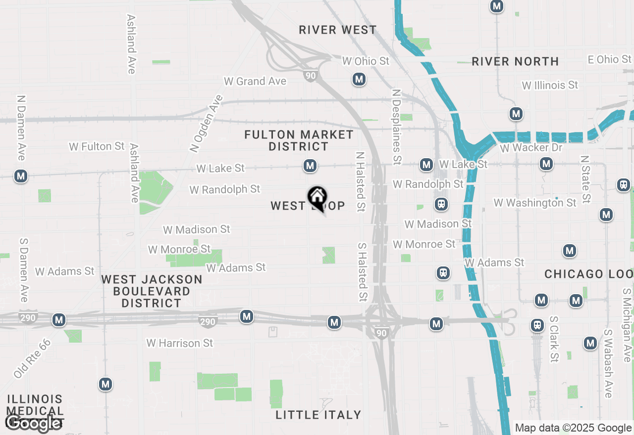Map of 14 N Sangamon Street #201, Chicago, IL 60607