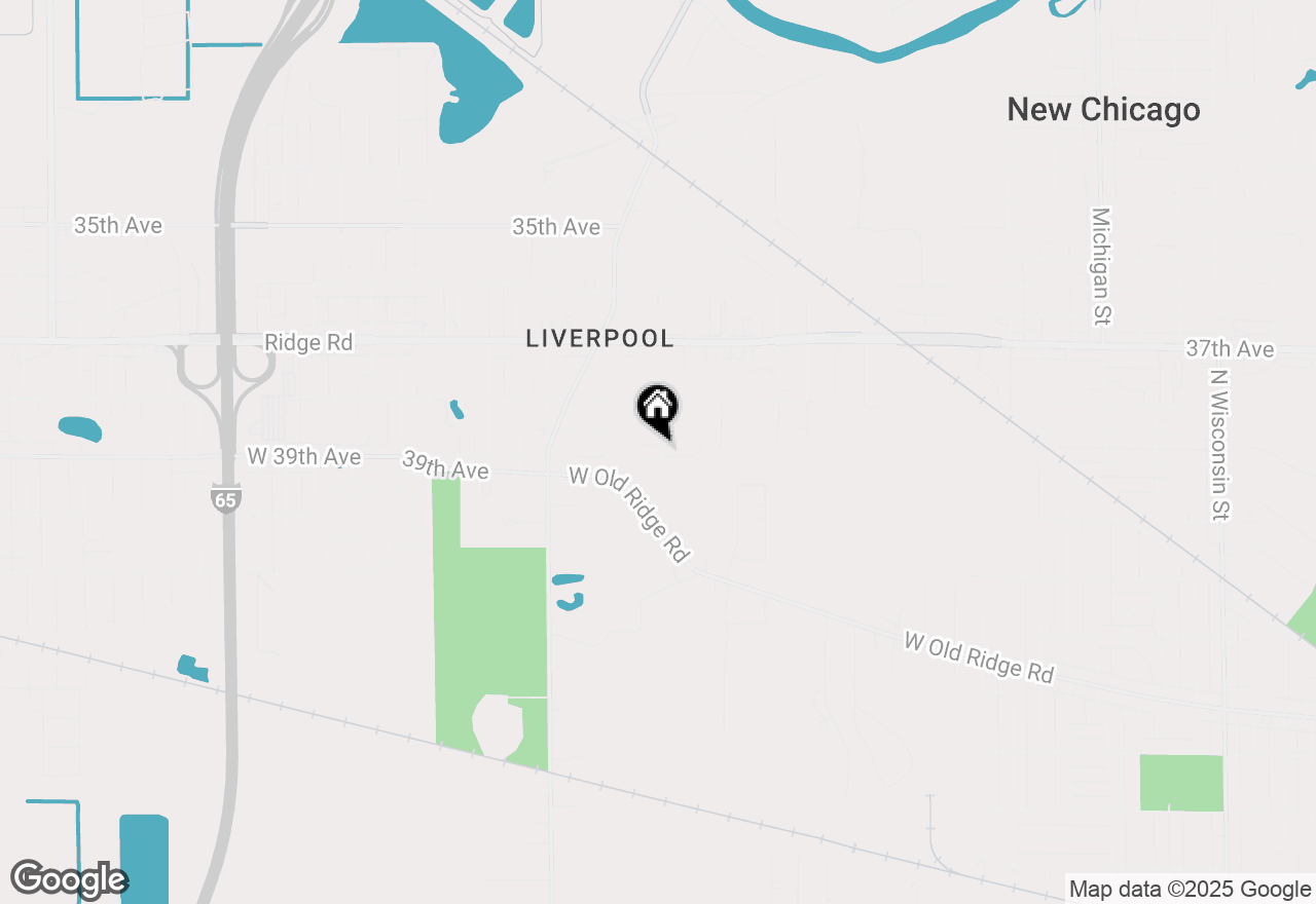 Map of 604 Ridgelawn Drive, Hobart, IN 46342