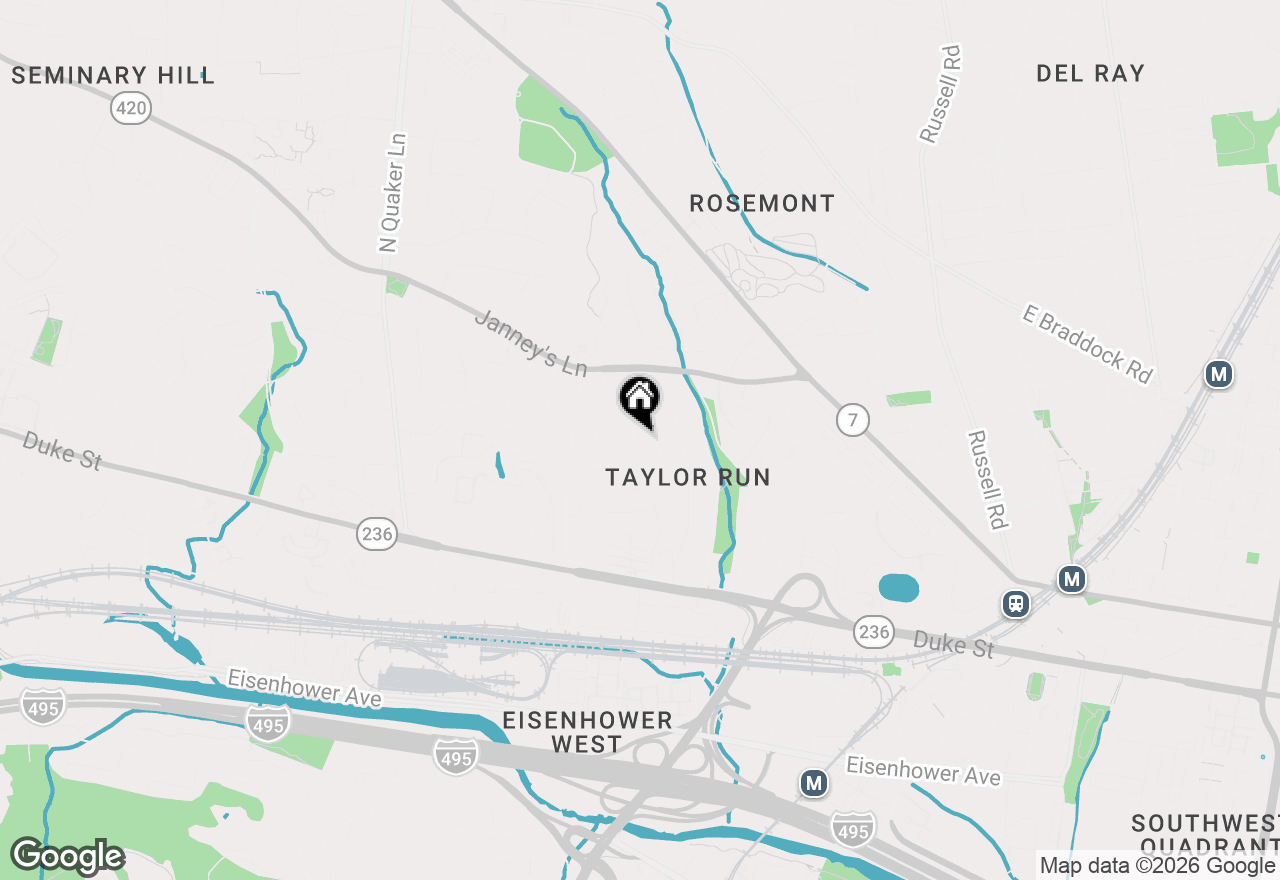 Map of 313 Vassar Road, Alexandria, VA 22314
