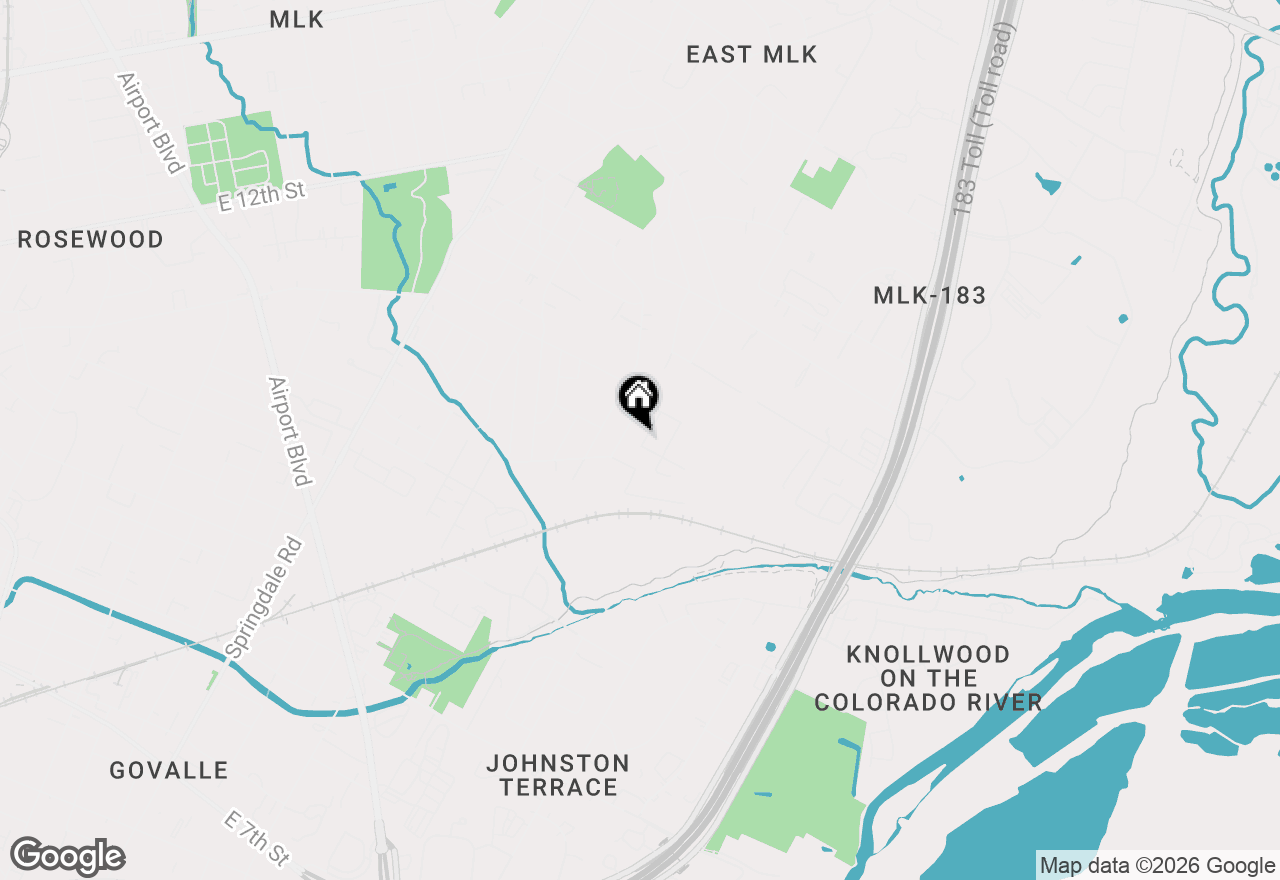 Map of 1110 Christie Dr, Austin, TX 78721