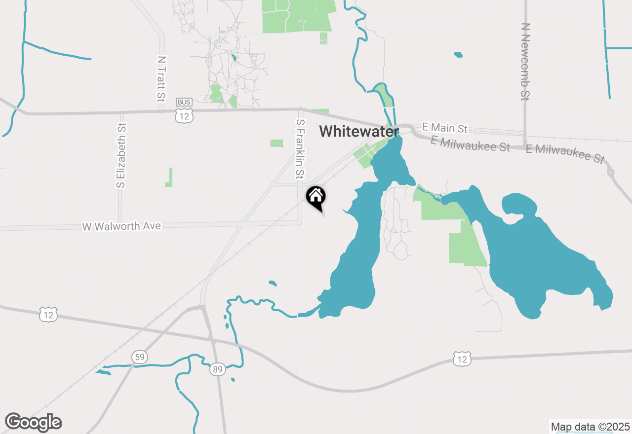 Map of 457 W Ann St, Whitewater, WI 53190