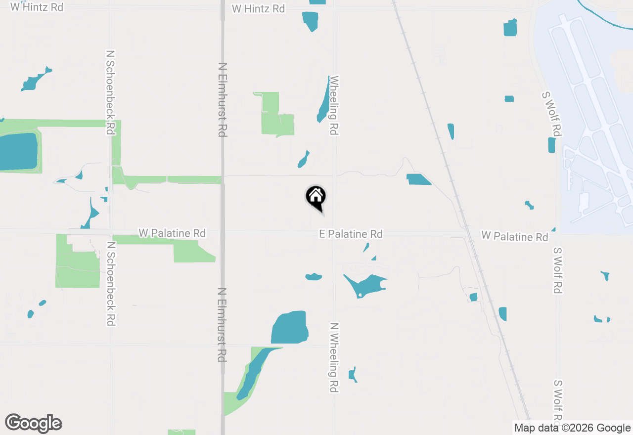 Map of 1575 Sandpebble Drive #342, Wheeling, IL 60090