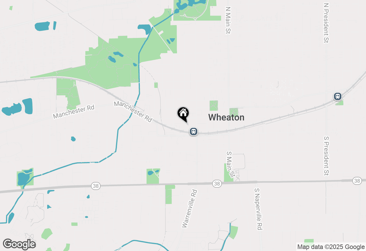 Map of 100 N Gary Avenue #210, Wheaton, IL 60187