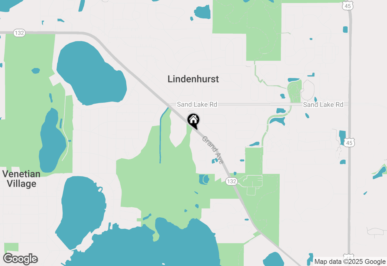 Map of 2301 Greenbriar Lane, Lindenhurst, IL 60046