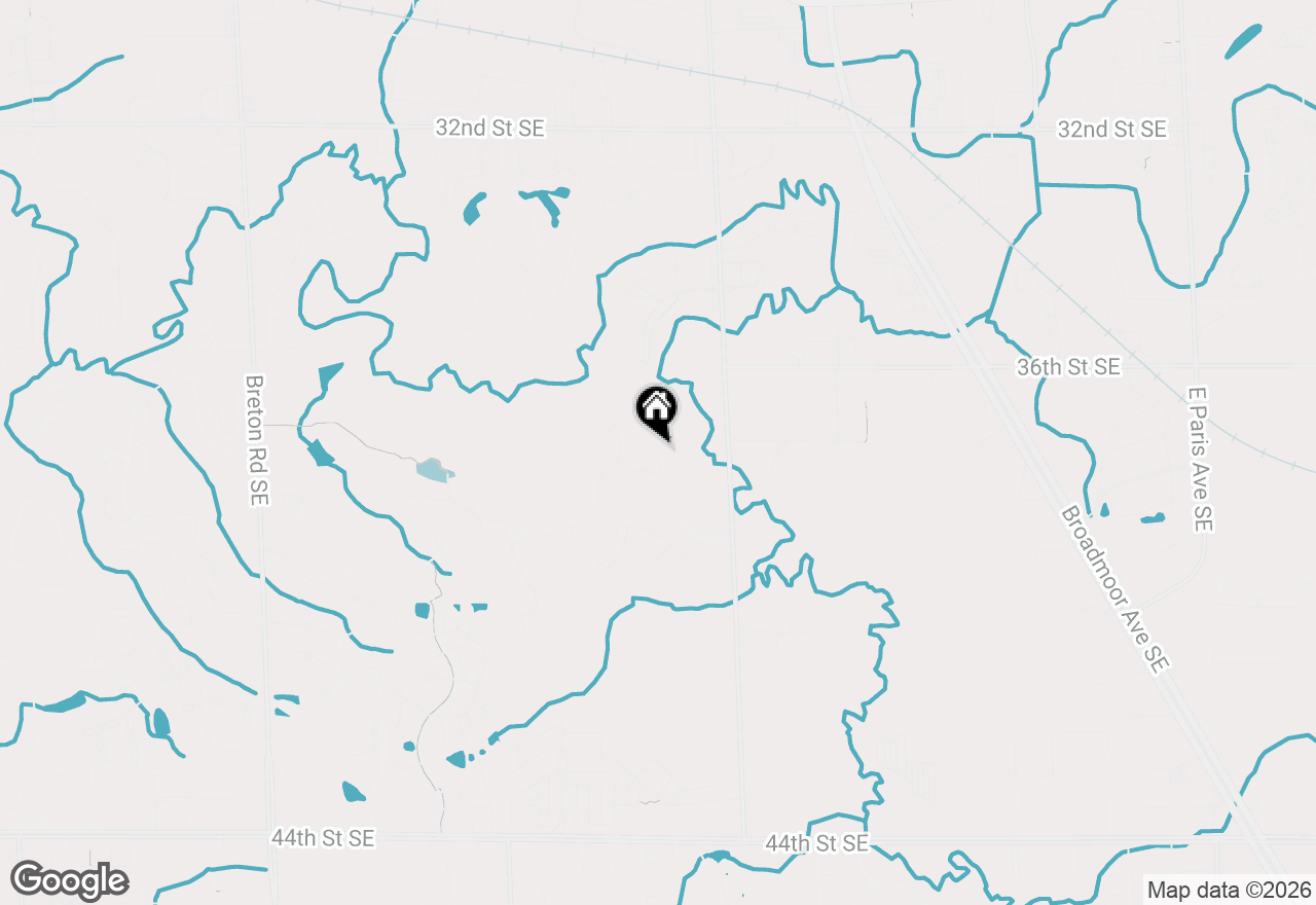 Map of 3075 Creek Way Court Se, Grand Rapids, MI 49512